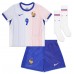 Camisa de Futebol França Olivier Giroud #9 Equipamento Secundário Infantil Europeu 2024 Manga Curta (+ Calças curtas)